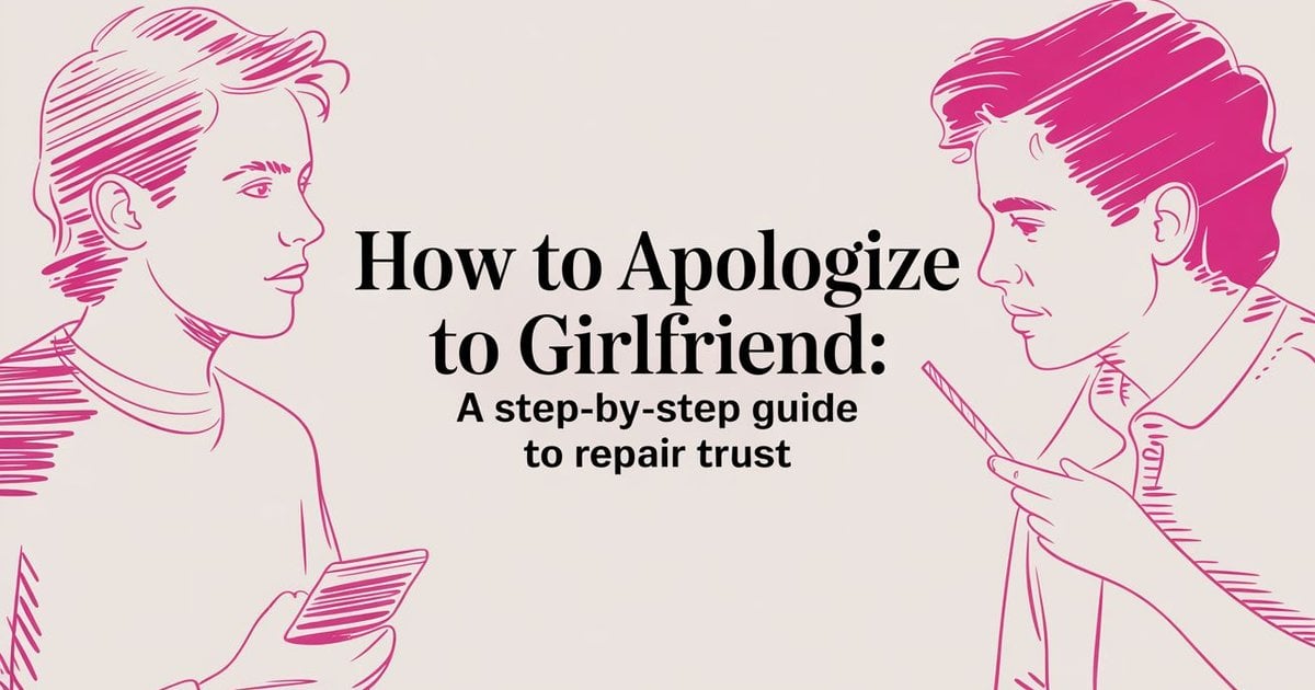 How To Apologize To Girlfriend