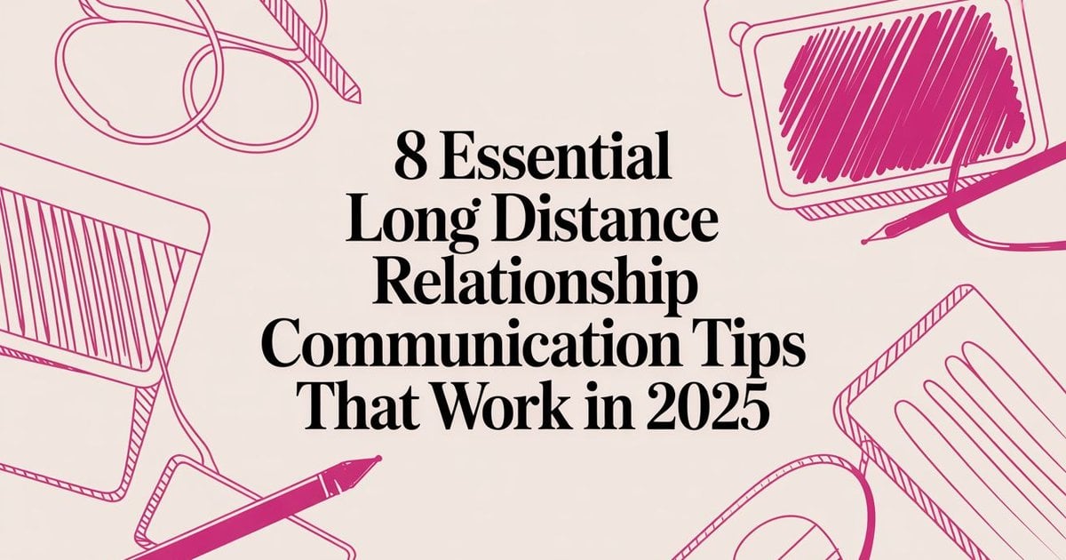 Long Distance Relationship Communication Tips